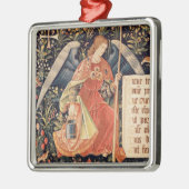 Engel mit einem Schwamm befestigt zu einer Stange Silbernes Ornament (Links)