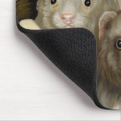 "Engel mit Frettchen" Mousepad (Ecke)