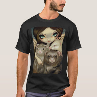 Engel mit Frettchen-Shirt T-Shirt
