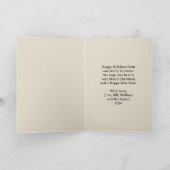 Engel mit Gitarrenweihnachtsfest Karte (Innenseite)