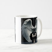 Engel mit großen Flügeln Kaffeetasse (VorderseiteRechts)