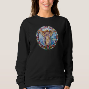 Engel mit Halo Weihnachten Religiöse Angel des Geb Sweatshirt