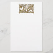 Engel mit Harfe Briefpapier (Vorderseite)