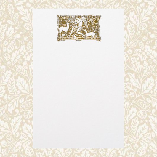 Engel mit Harfe Briefpapier