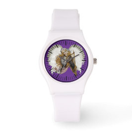 Engel mit Harfe eWatch Uhr