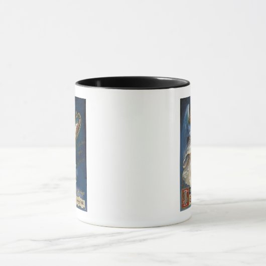 Engel mit Harfe Tasse (Zentrum)