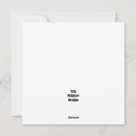 Engel mit Harfenweihnachtskarte Feiertagskarte (Rückseite)