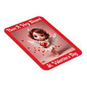 Engel mit Herz flexibler Foto-Magnet Magnet (Rechte Seite)