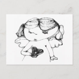 Engel mit Herz Postkarte