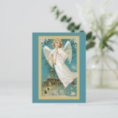 Engel mit Hornen Postkarte (Stehend Vorderseite)