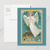 Engel mit Hörnern Postkarte (Vorne/Hinten)
