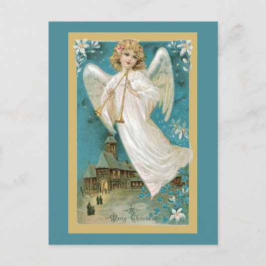 Engel mit Hörnern Postkarte (Vorderseite)