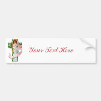Engel mit Hübsch rosa Band