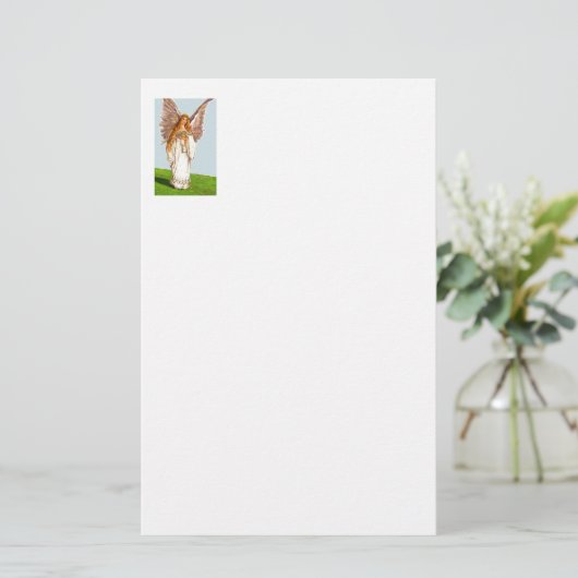 Engel mit Kaftan Briefpapier (Stehend Vorderseite)