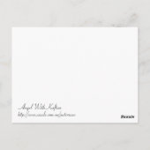 Engel mit Kaftan Postkarte (Rückseite)