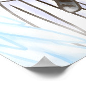 Engel mit Kat Poster (Ecke)