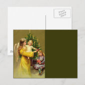 Engel mit Kindern und Baum Postkarte (Vorne/Hinten)