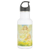 Engel mit Kranz Trinkflasche (Vorderseite)