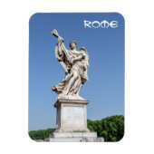 Engel mit Kreuz an der Brücke Sant'Angelo - Rom Magnet (Vertikal)