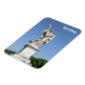 Engel mit Kreuz an der Brücke Sant'Angelo - Rom Magnet (Linke Seite)