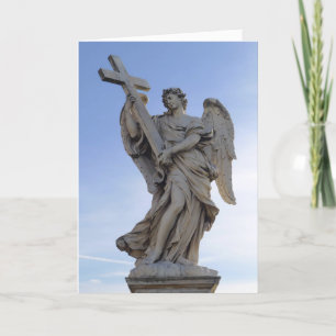 Engel mit Kreuz, Rom, Italien - Karte