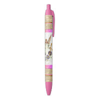 Engel mit Kreuz und Clematitis Blume Schwarze Tint