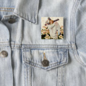 Engel mit Kreuzknopf Button (Beispiel)