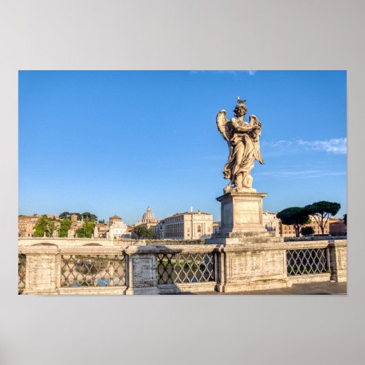 Engel mit Krone von Thorns - Sant'Angelo, Rom Poster (Vorne)