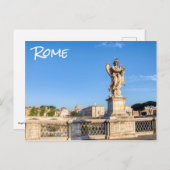 Engel mit Krone von Thorns - Sant'Angelo, Rom Postkarte (Vorne/Hinten)