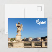 Engel mit Krone von Thorns - Sant'Angelo, Rom Postkarte (Vorne/Hinten)