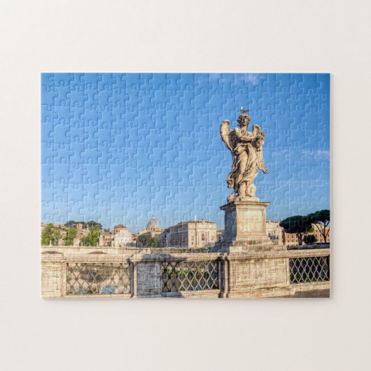 Engel mit Krone von Thorns - Sant'Angelo, Rom Puzzle (Horizontal)
