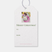 Engel mit Lattern Geschenkanhänger (Rückseite)