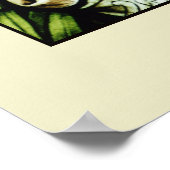 "Engel mit Lilies" Poster (Ecke)