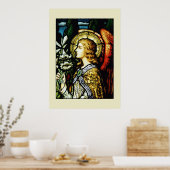 "Engel mit Lilies" Poster (Küche)