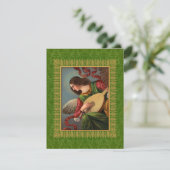 Engel mit Lute Card Feiertagskarte (Stehend Vorderseite)