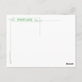 Engel mit Lute Postkarte (Rückseite)