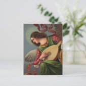 Engel mit Lute Postkarte (Stehend Vorderseite)