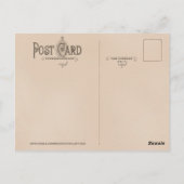 Engel mit Lute Postkarte (Rückseite)