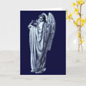 Engel mit Lyre Karte (Gelbe Blume)