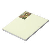 Engel mit Mandoline gemalt Notizblock (Rotiert)