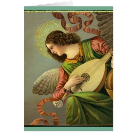 Engel mit Mandoline malend (Vorne)
