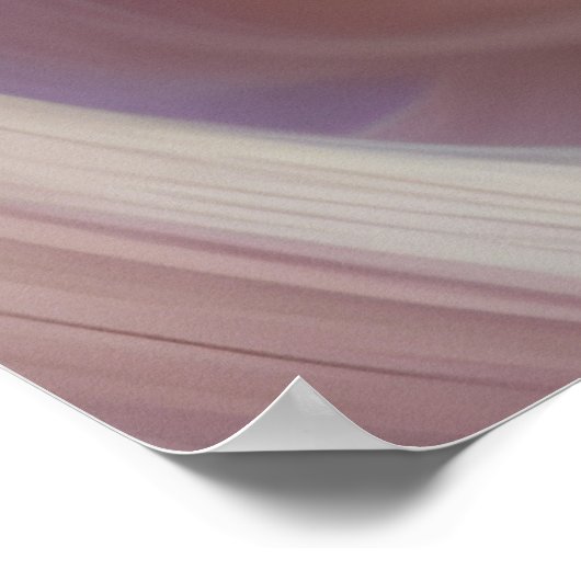 Engel mit Orchid Poster (Ecke)