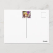 Engel mit Orchid Postkarte (Rückseite)