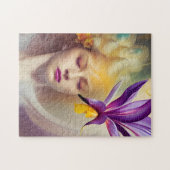 Engel mit Orchid Puzzle (Horizontal)