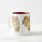 Engel mit Palmblättriger Tasse (Vorderseite Links)