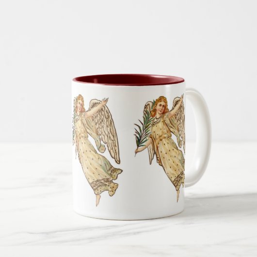 Engel mit Palmblättriger Tasse (VorderseiteRechts)