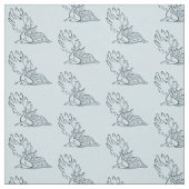 Engel mit Quarzstoff Stoff (Muster)