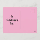 Engel mit Rose Urlaubspostkarte Feiertagspostkarte (Rückseite)