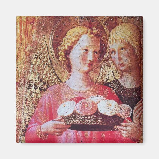 ENGEL MIT ROSEN MAGNET (Vorne)