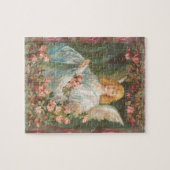 Engel mit Rosen Puzzle (Horizontal)